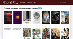 Desktop Screenshot of peliculasmex.com