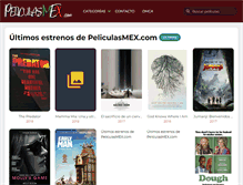 Tablet Screenshot of peliculasmex.com